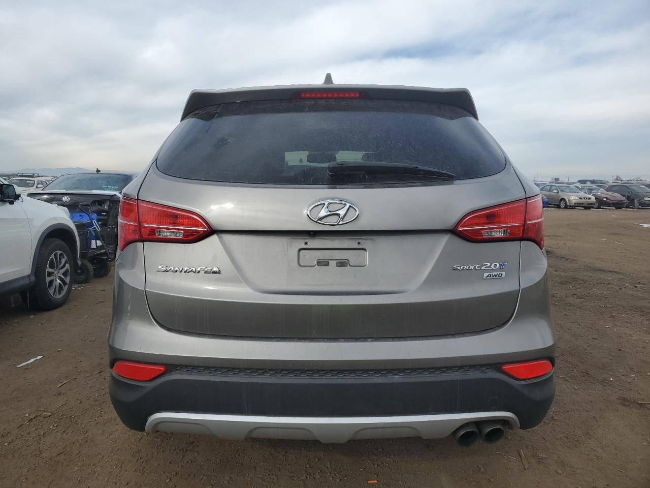2015 Hyundai Santa Fe VIN 5XYZUDLA6FG277097 Copart auction photo, minor dent/scratches damage thumbnail 6