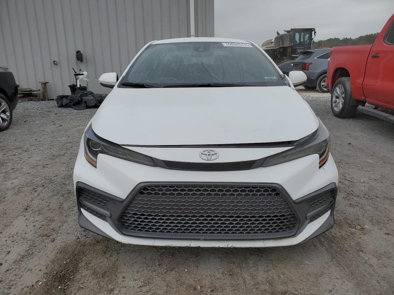 2021 Toyota Corolla VIN 5YFS4MCE4MP070219 Copart auction photo, side / front end damage thumbnail 5