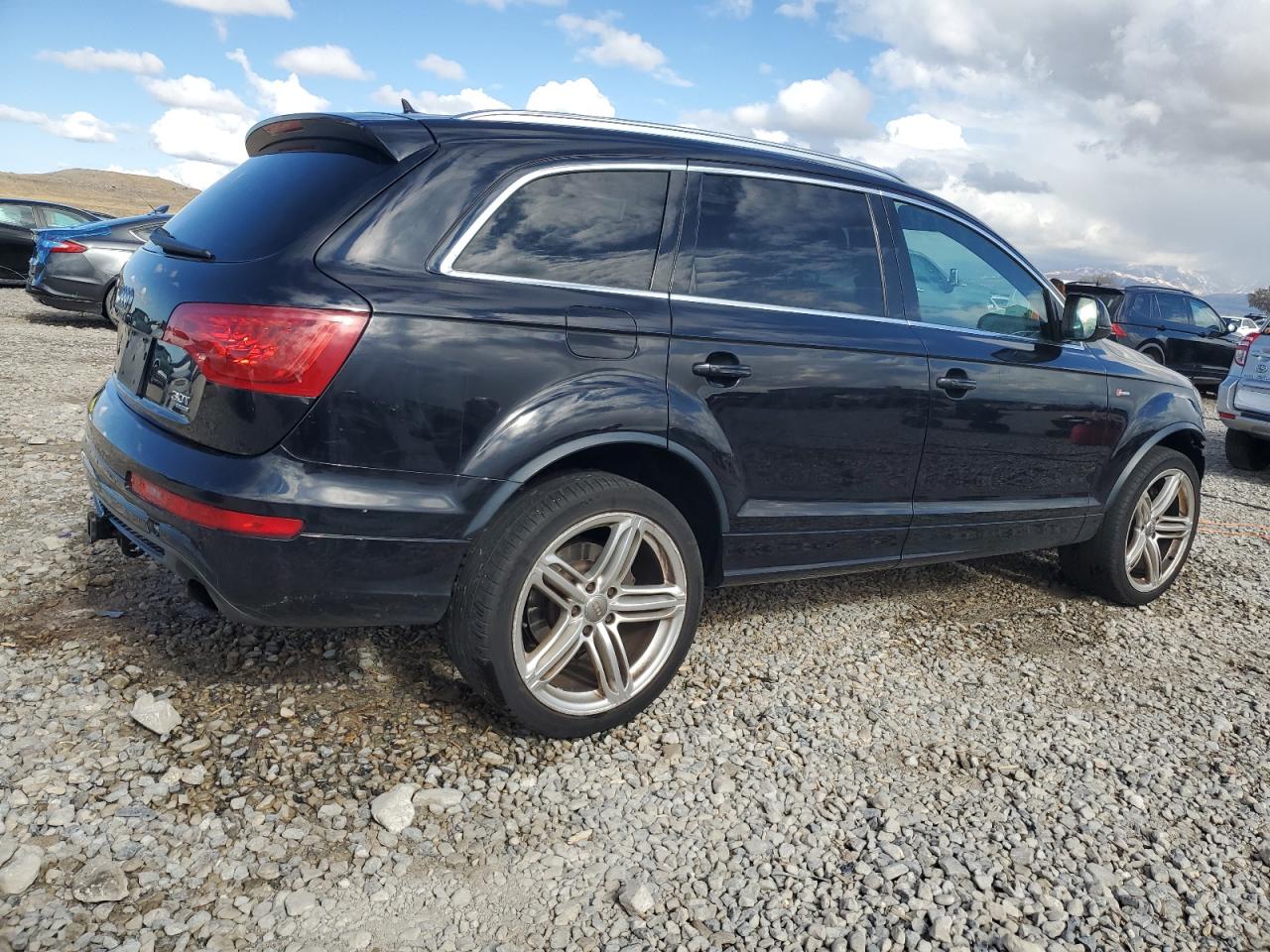 2014 Audi Q7 VIN WA1DGAFE6ED009186 Copart auction photo, front end damage thumbnail 3