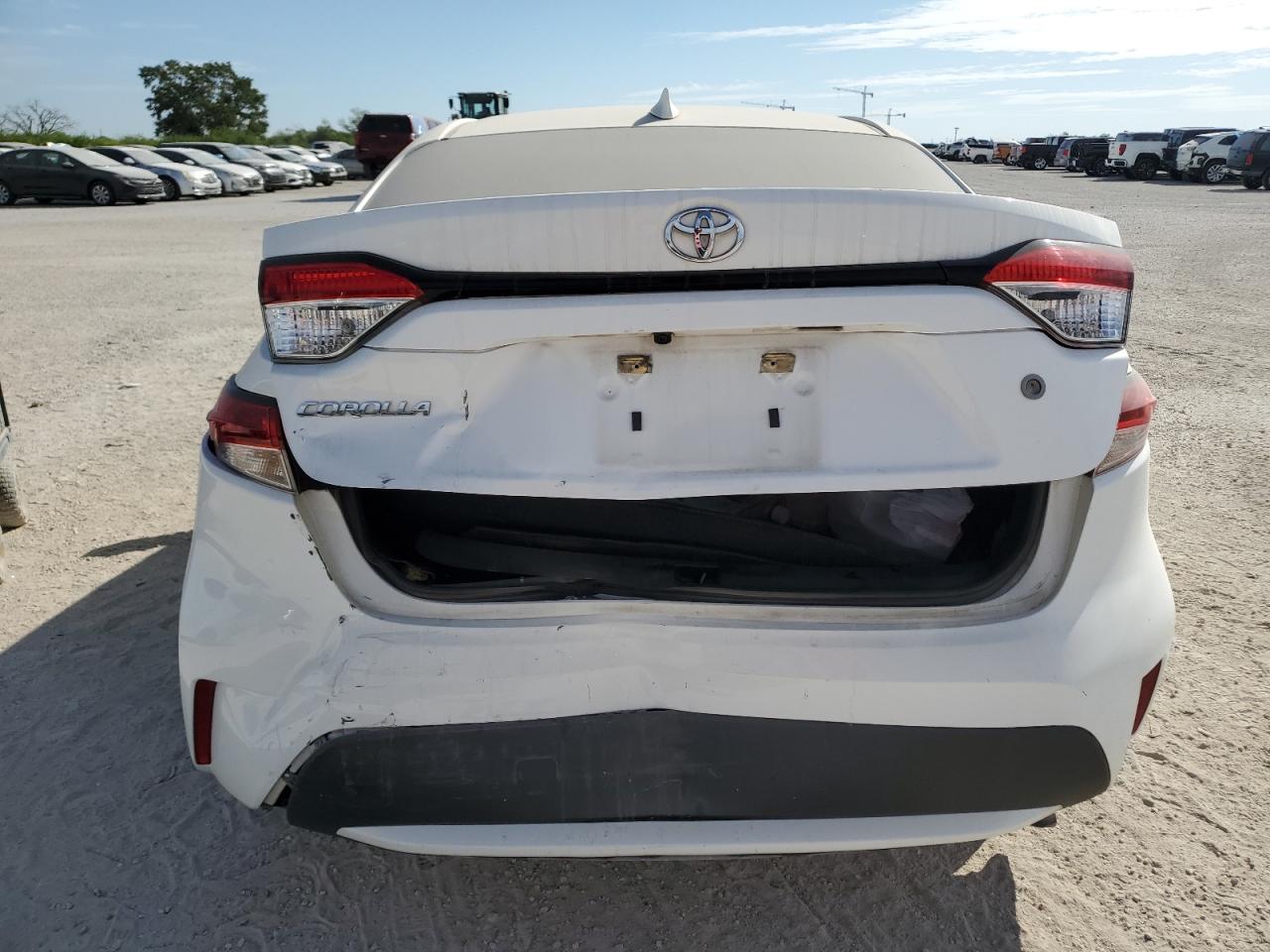 2020 Toyota Corolla VIN 5YFDPRAE9LP059943 Copart auction photo, front end / rear end damage thumbnail 6