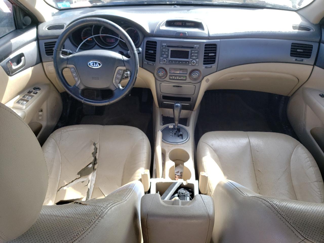 2009 KIA Optima VIN KNAGE228995295787 Copart auction photo, rear end damage thumbnail 8