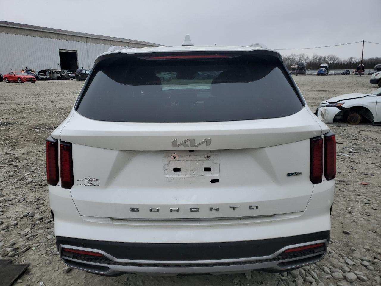 2022 KIA Sorento VIN KNDRG4LGXN5102144 Copart auction photo, front end damage thumbnail 6