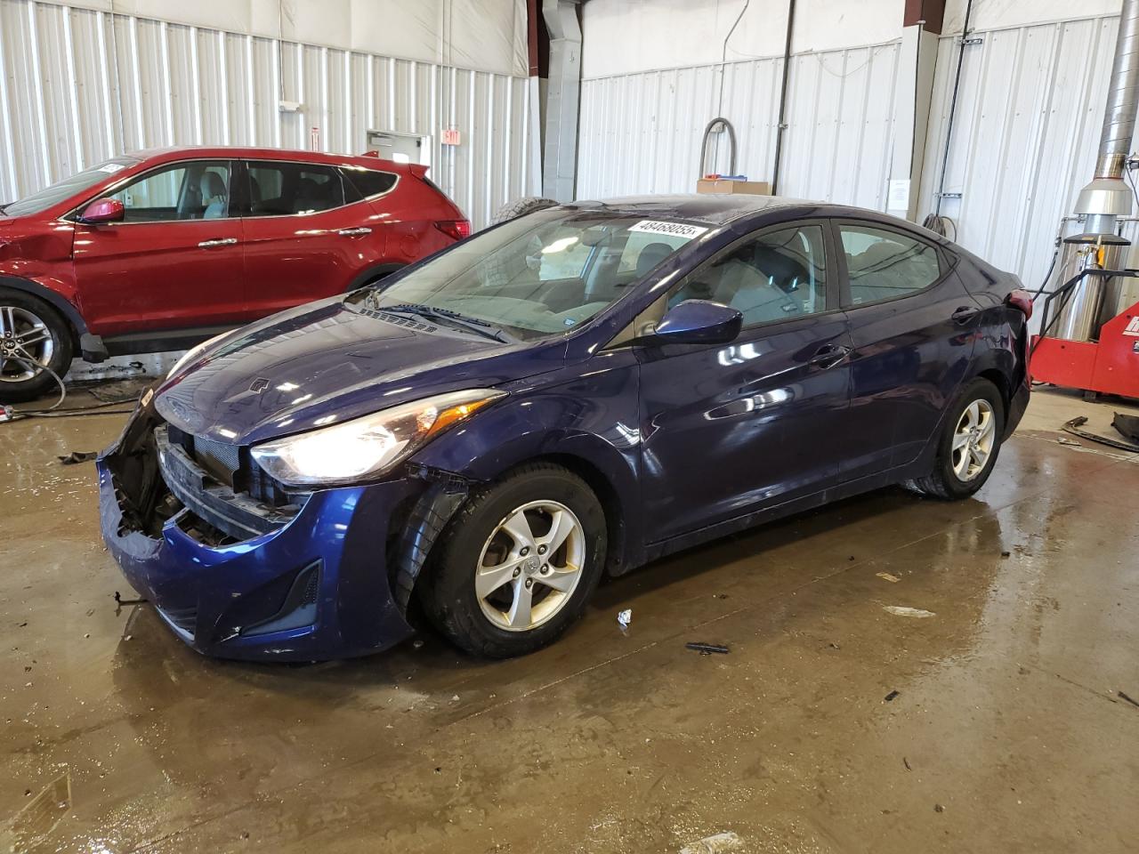 2014 Hyundai Elantra VIN 5NPDH4AE9EH456293