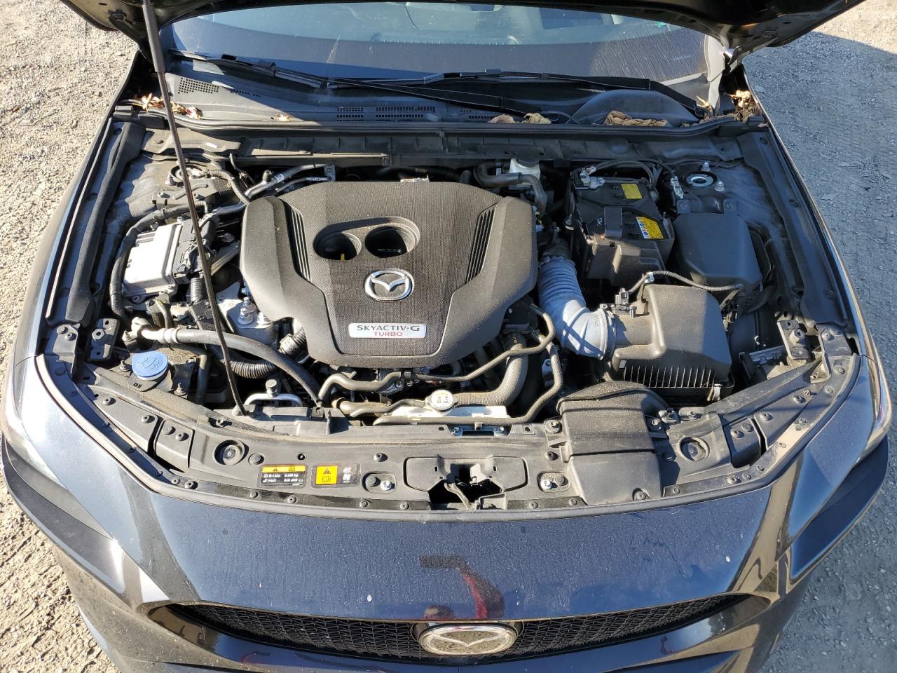 2021 Mazda 3 VIN JM1BPBNY1M1348470 Copart auction photo, side damage thumbnail 12