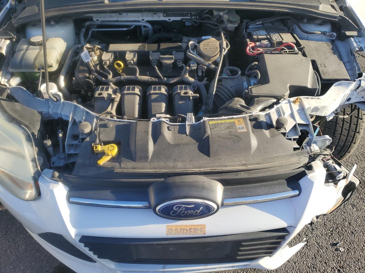 2012 Ford Focus VIN 1FAHP3F29CL222506 Copart auction photo, front end / rear end damage thumbnail 11
