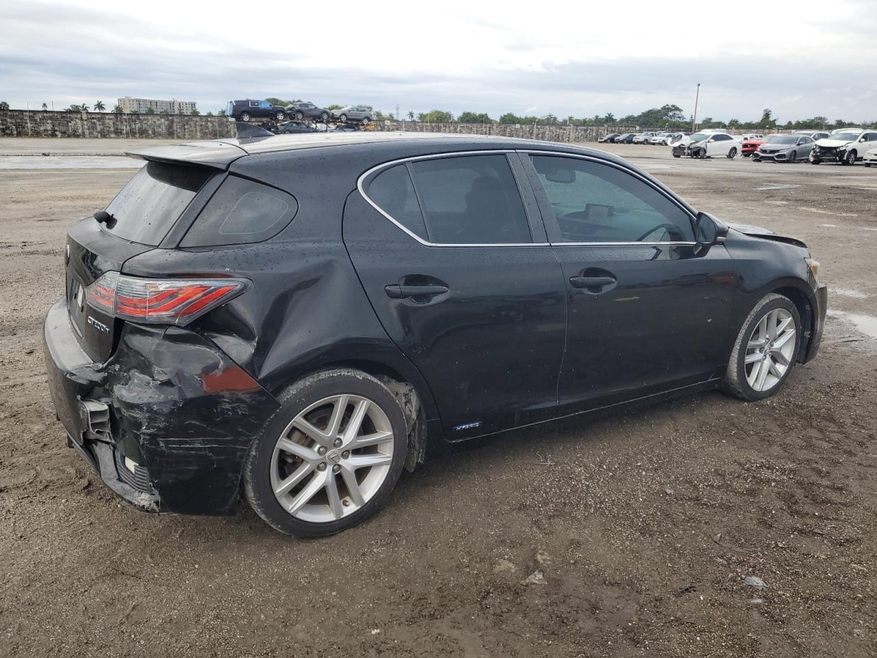 2016 Lexus CT VIN JTHKD5BH5G2259044 Copart auction photo, front end / rear end damage thumbnail 3