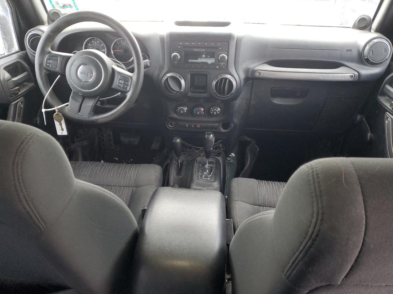 2012 Jeep Wrangler VIN 1C4BJWDG5CL163374 Copart auction photo, mechanical damage thumbnail 8
