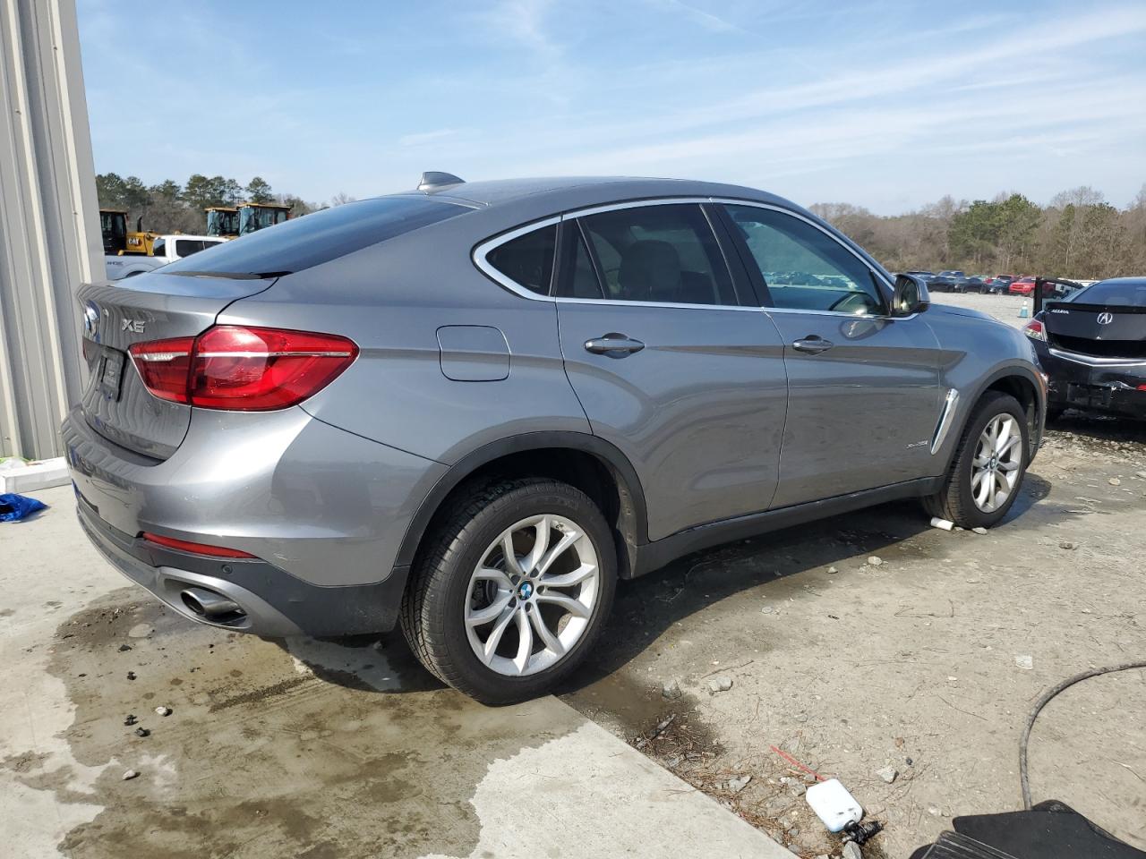 2015 BMW X6 VIN 5UXKU2C54F0N76357 Copart auction photo, side damage thumbnail 3