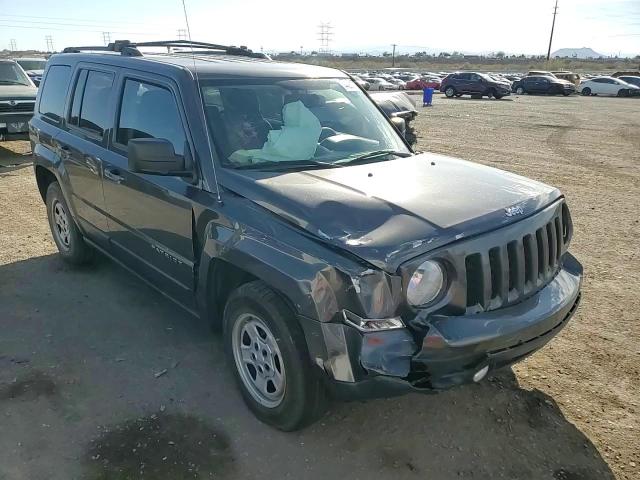 2016 Jeep Liberty (Patriot) VIN 1C4NJPBB4GD659776 Copart auction photo, front end / top/roof damage thumbnail 10