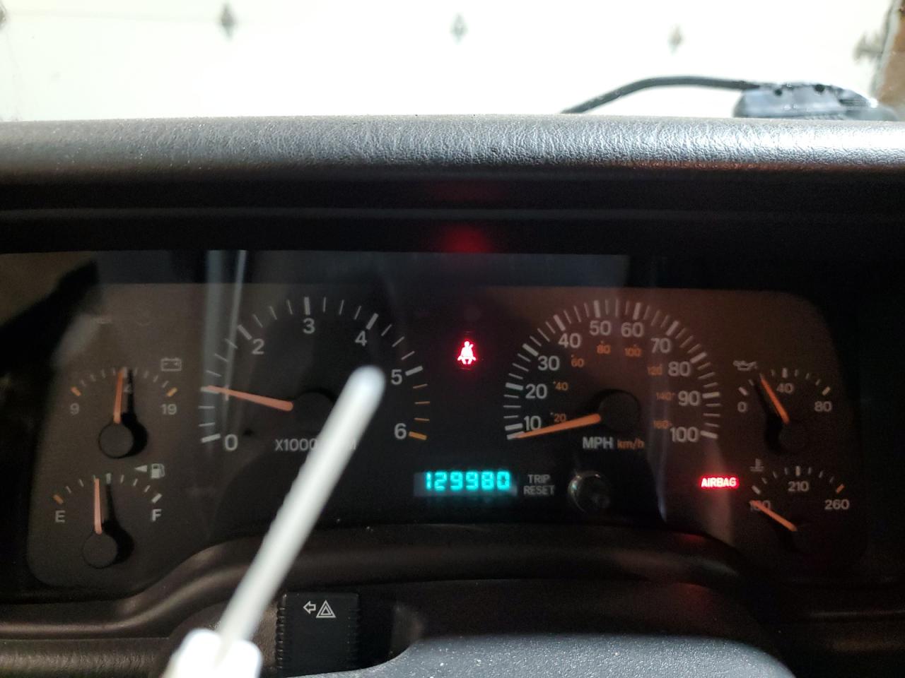 2001 Jeep Grand Cherokee VIN 1J4FF48S31L625542 Copart auction photo, front end damage thumbnail 9