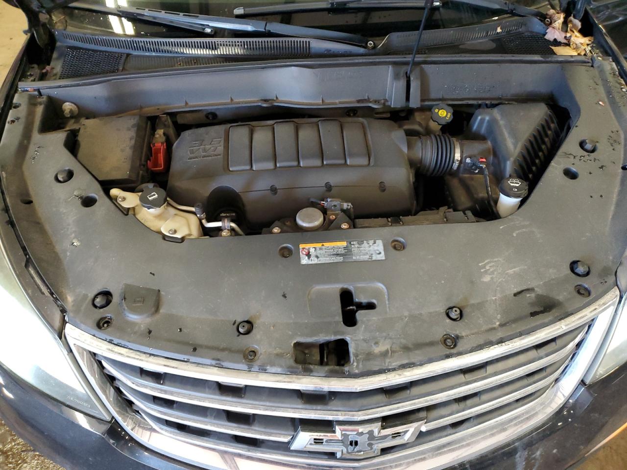 2013 Chevrolet Traverse VIN 1GNKRGKD7DJ182696 Copart auction photo, side damage thumbnail 12