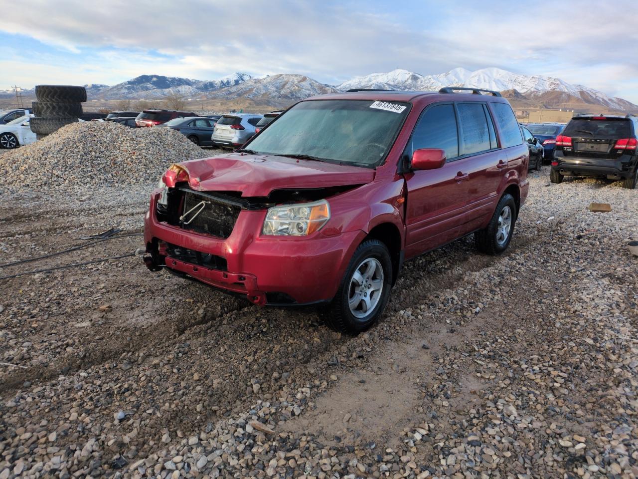 2006 Honda Pilot VIN 2HKYF18616H528643