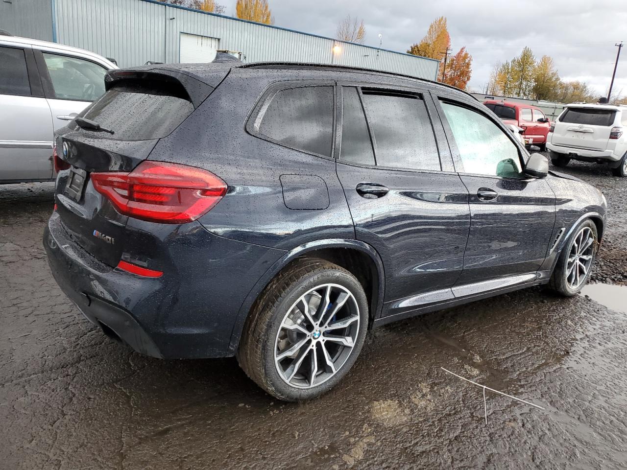 2021 BMW X3 VIN 5UXTY9C02M9H70077 Copart auction photo, front end / undercarriage damage thumbnail 3
