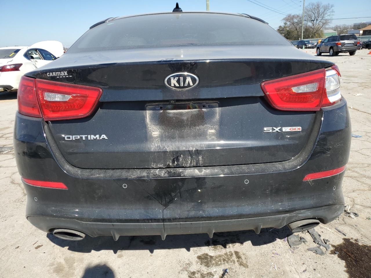 2015 KIA Optima VIN 5XXGR4A61FG505020 Copart auction photo, front end damage thumbnail 6