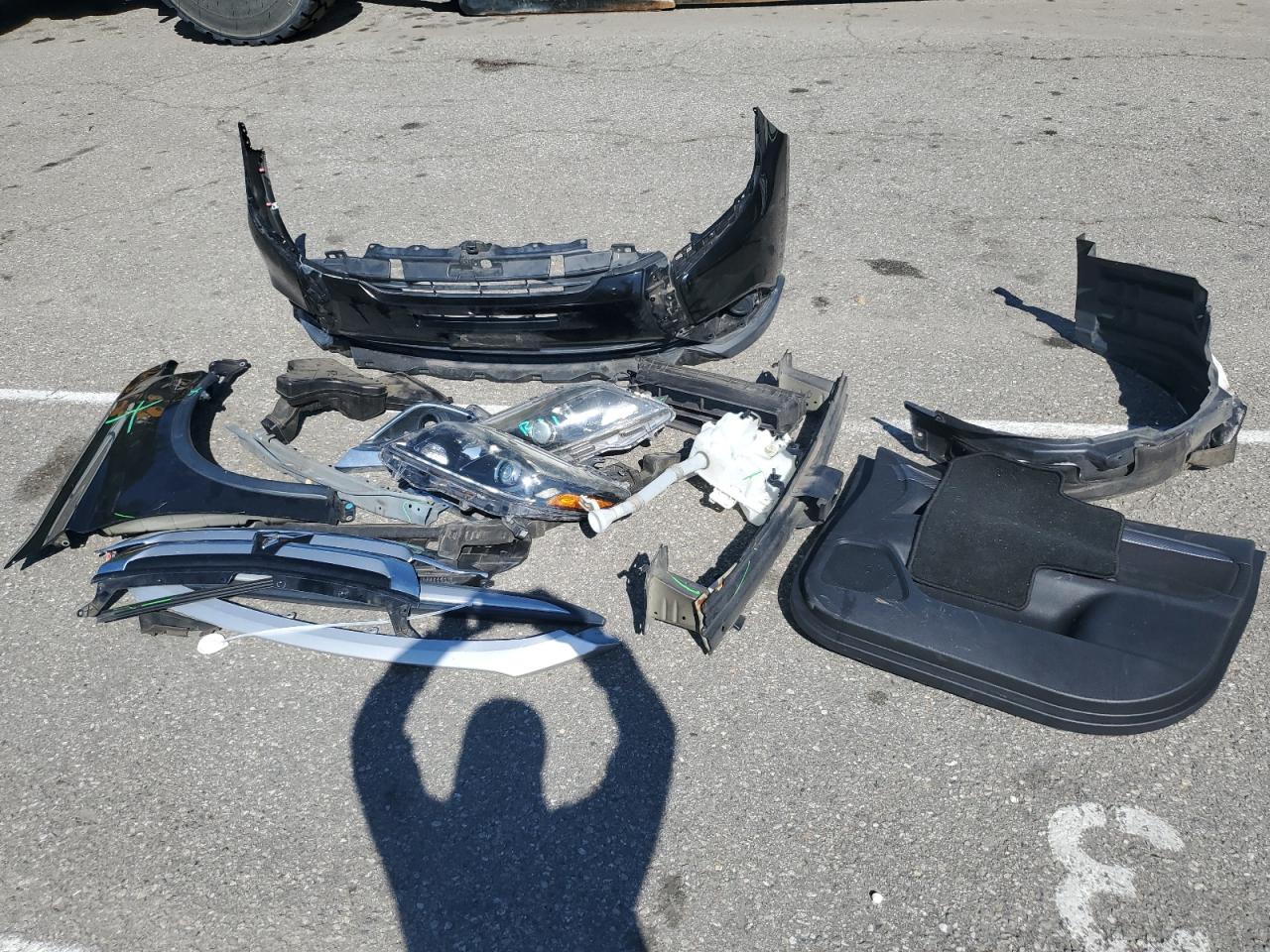 2017 Mitsubishi Outlander VIN JA4AD2A38HZ065189 Copart auction photo, front end damage thumbnail 13