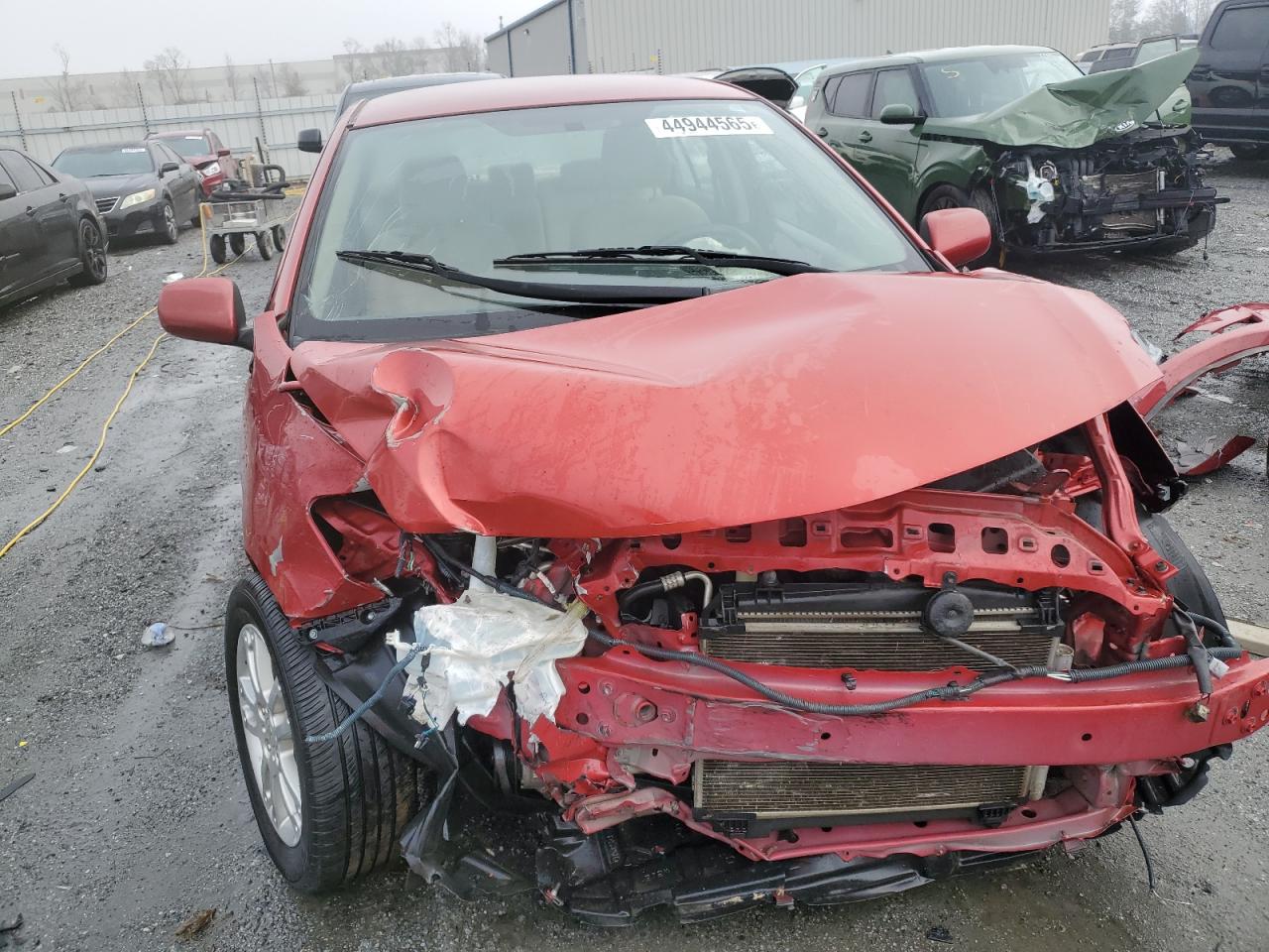 2007 Toyota Yaris VIN JTDBT923871100024 Copart auction photo, front end damage thumbnail 5