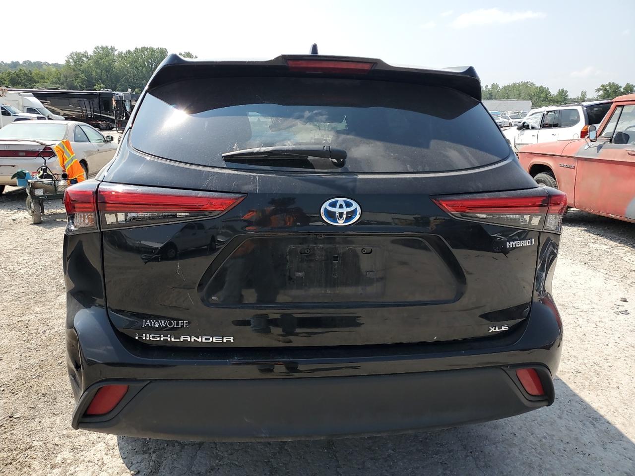 2023 Toyota Highlander VIN 5TDABRCH4PS578792 Copart auction photo, side damage thumbnail 6