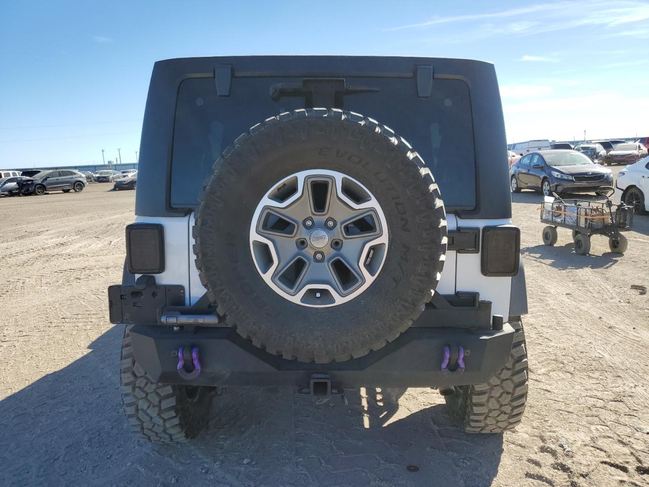 2015 Jeep Wrangler VIN 1C4BJWFGXFL552383 Copart auction photo, front end damage thumbnail 6