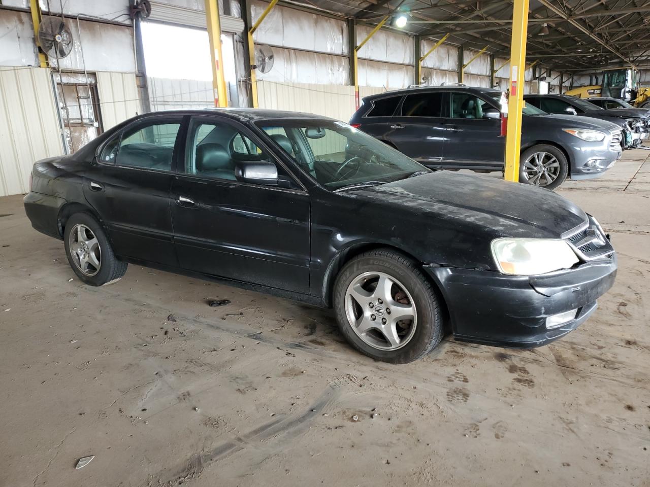 2002 Acura TL VIN 19UUA56602A009500 Copart auction photo, front end / side damage thumbnail 4