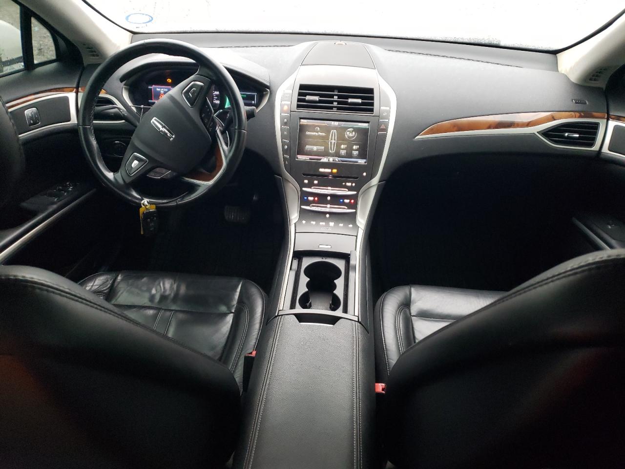 2015 Lincoln MKZ VIN 3LN6L2LUXFR606034 Copart auction photo, front end damage thumbnail 8