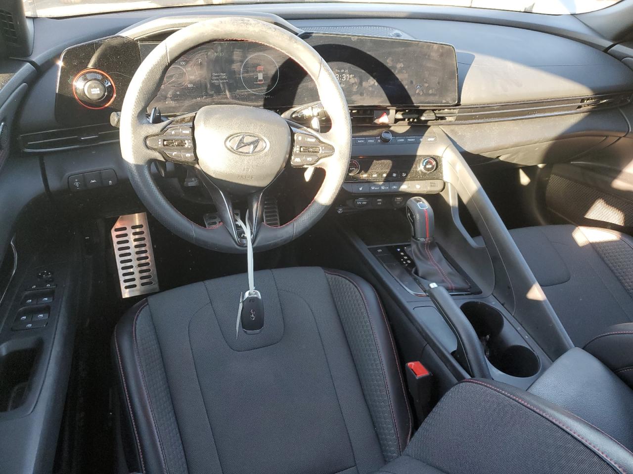 2023 Hyundai Elantra VIN KMHLR4AF7PU502421 Copart auction photo, rear end / minor dent/scratches damage thumbnail 8