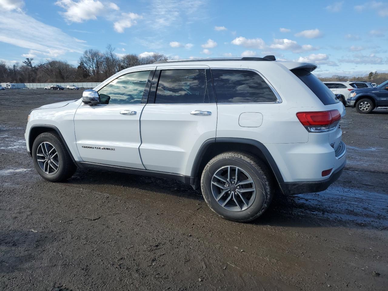 2019 Jeep Grand Cherokee VIN 1C4RJFBG4KC552488 Copart auction photo, front end / side damage thumbnail 2