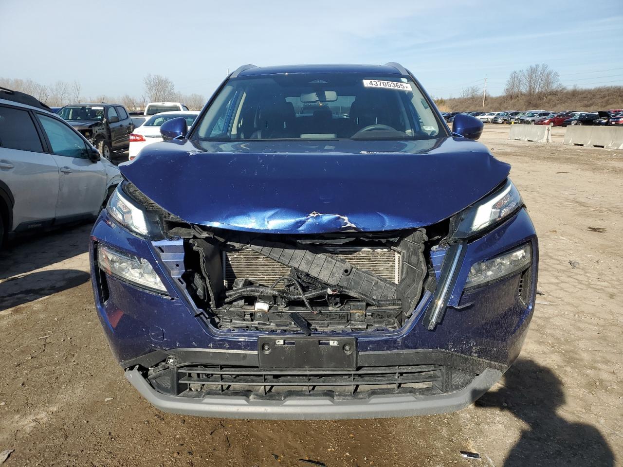 2021 Nissan Rogue VIN JN8AT3BA8MW021754 Copart auction photo, front end damage thumbnail 5