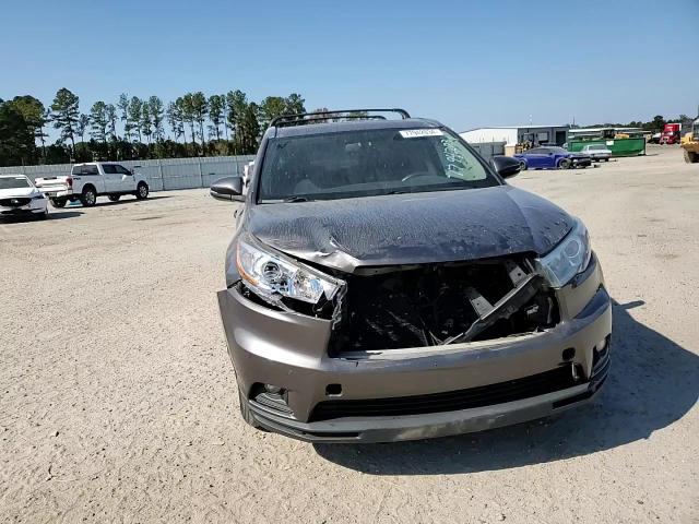 2015 Toyota Highlander VIN 5TDJKRFH5FS076433 Copart auction photo, front end damage thumbnail 11