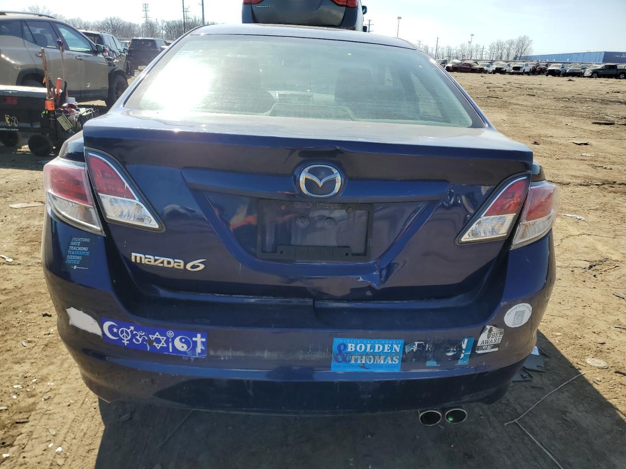 2010 Mazda 6 VIN 1YVHZ8CH8A5M52947 Copart auction photo, rear end damage thumbnail 6