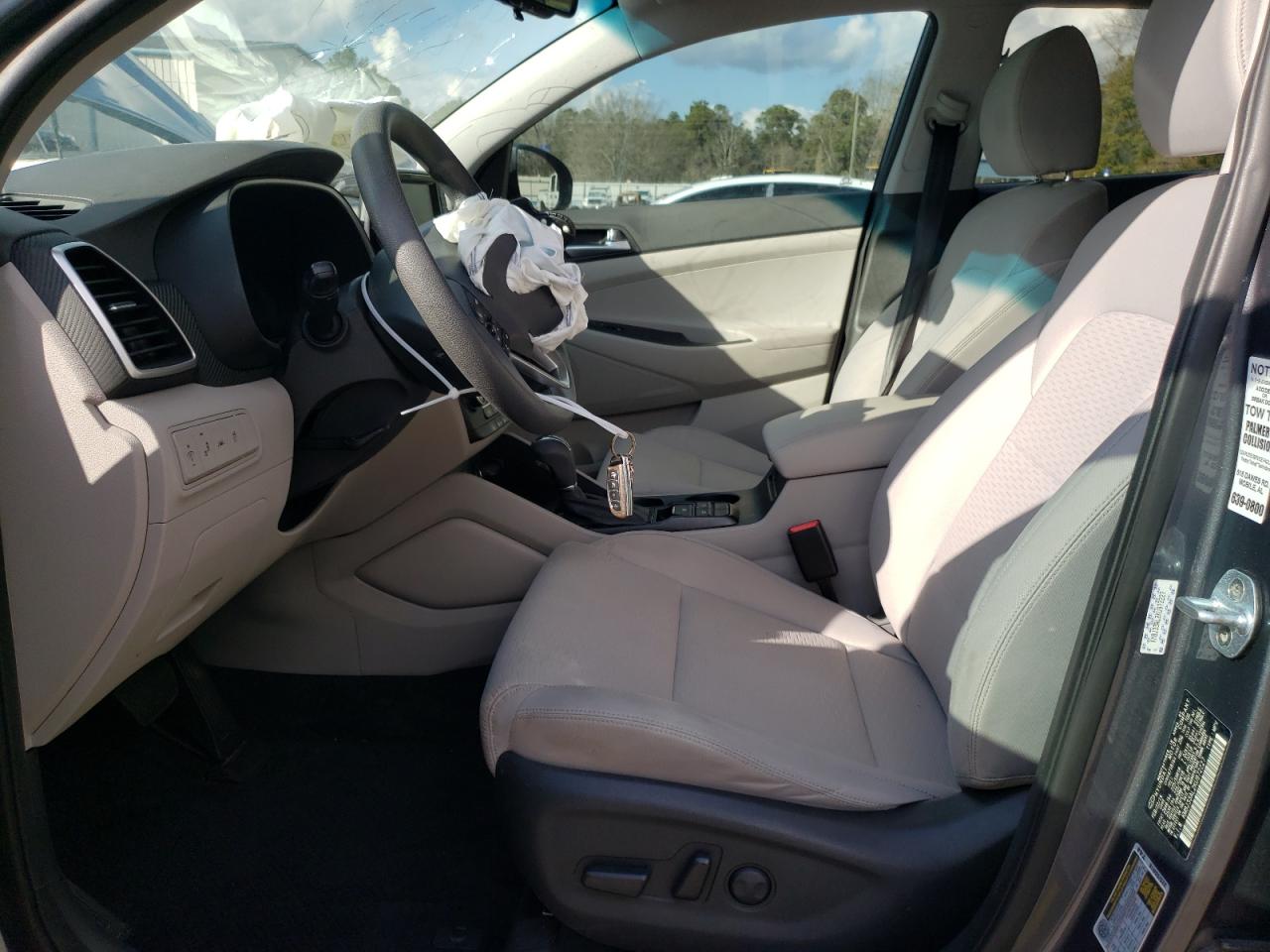 2019 Hyundai Tucson VIN KM8J33AL2KU972227 Copart auction photo, front end damage thumbnail 7