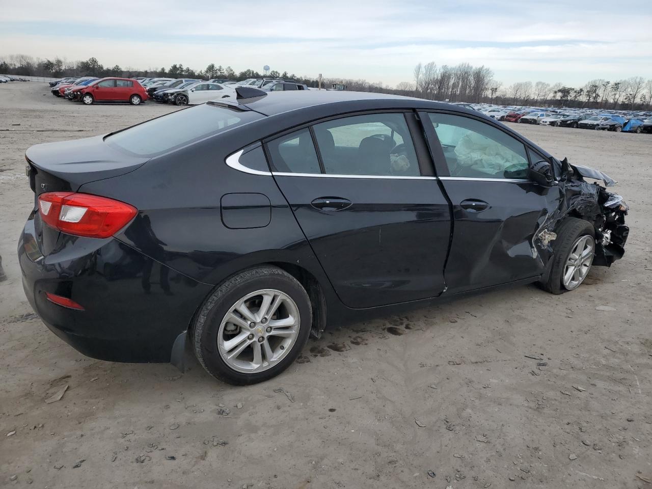 2017 Chevrolet Cruze VIN 1G1BE5SM2H7154325 Copart auction photo, front end / side damage thumbnail 3