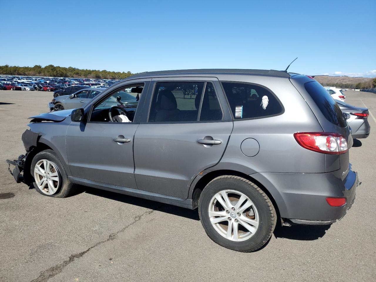 2010 Hyundai Santa Fe VIN 5NMSG3AB4AH400215 Copart auction photo, front end / rear end damage thumbnail 2