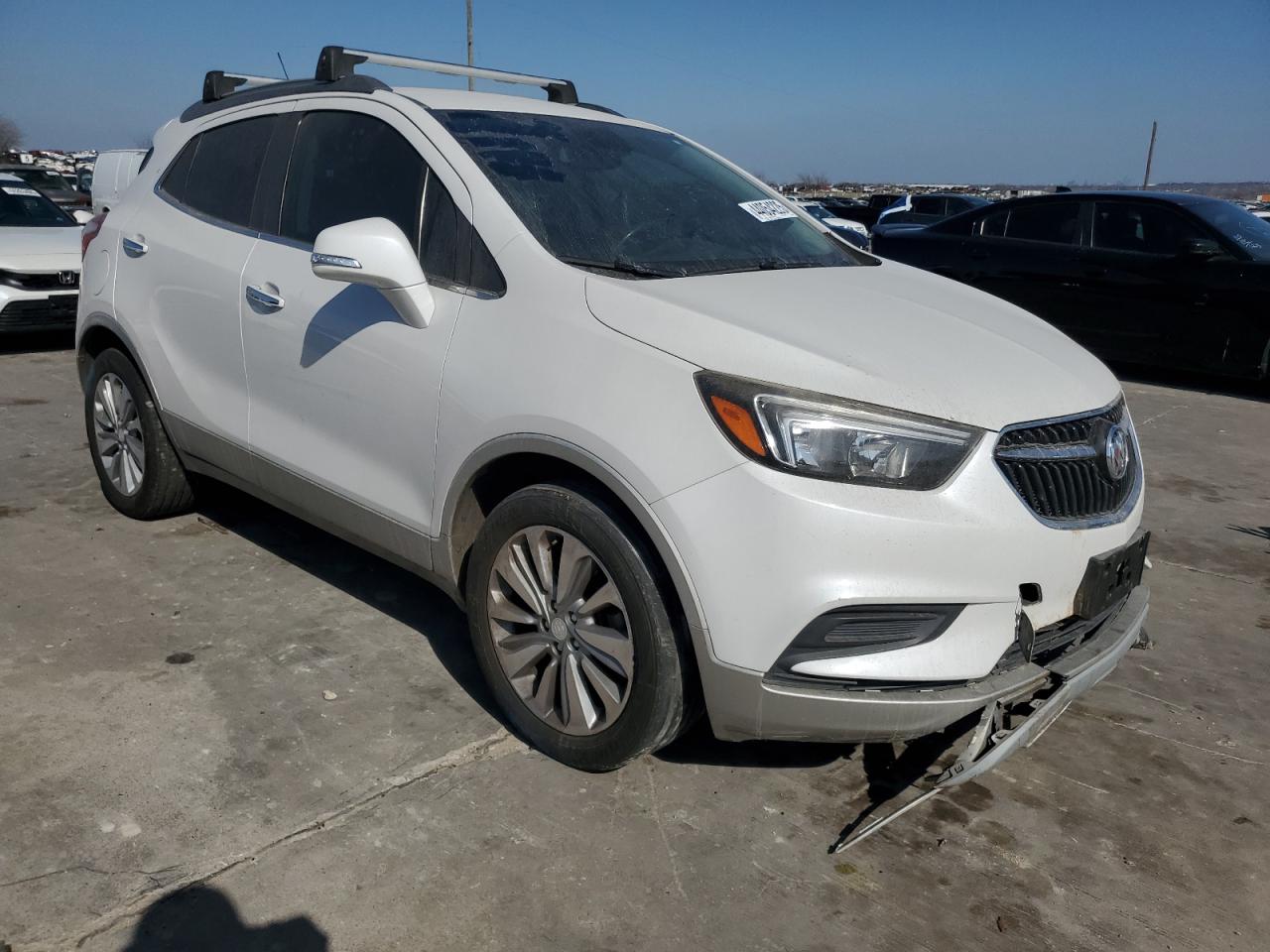 2018 Buick Encore VIN KL4CJASB9JB557374 Copart auction photo, front end damage thumbnail 4