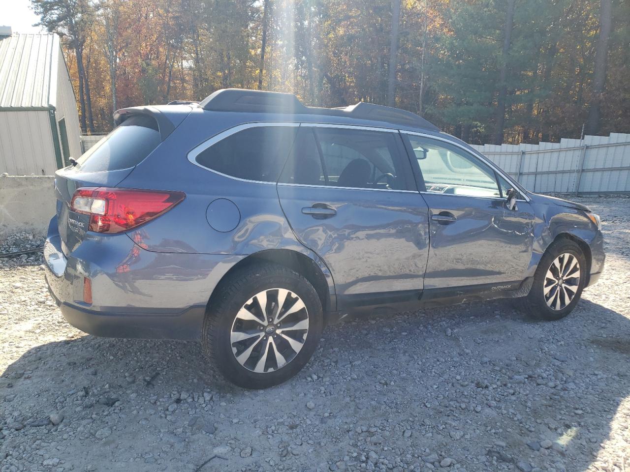 2015 Subaru Outback VIN 4S4BSELC2F3248288 Copart auction photo, side / front end damage thumbnail 3