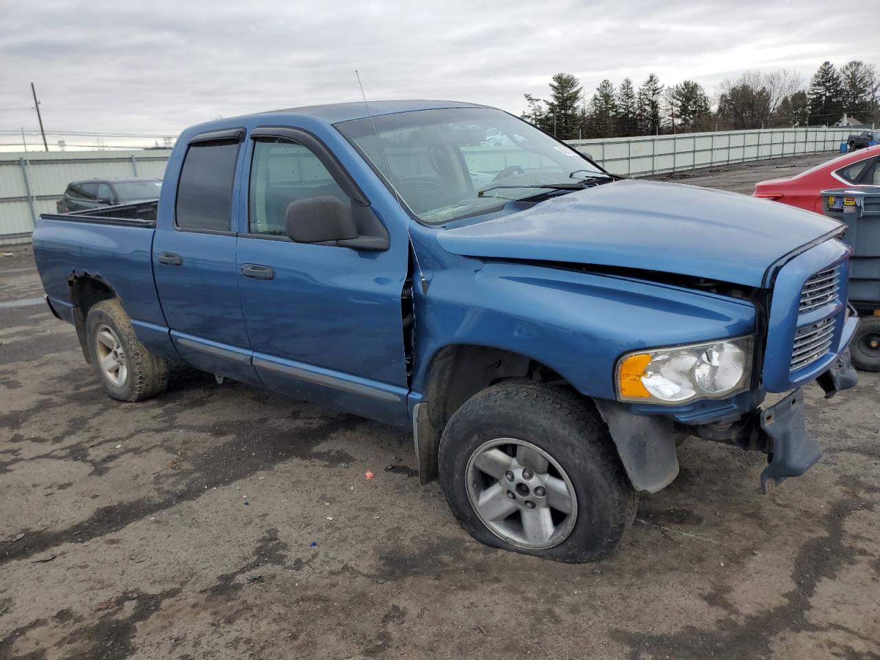 2002 Dodge RAM VIN 3D7HU18Z32G137468 Copart auction photo, front end damage thumbnail 4