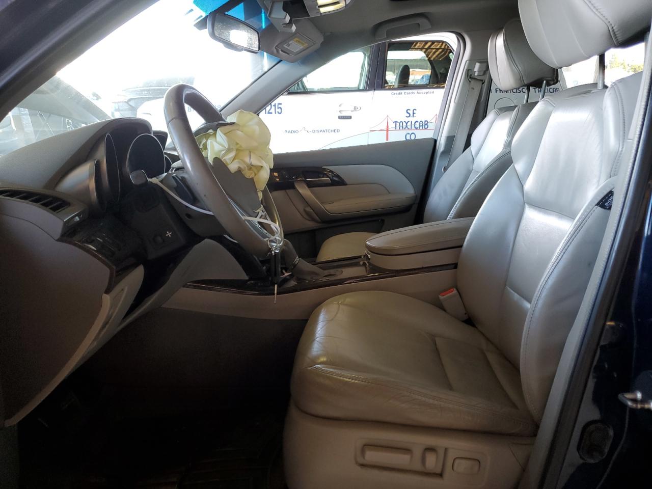 2012 Acura MDX VIN 2HNYD2H40CH505461 Copart auction photo, undercarriage / front end damage thumbnail 7