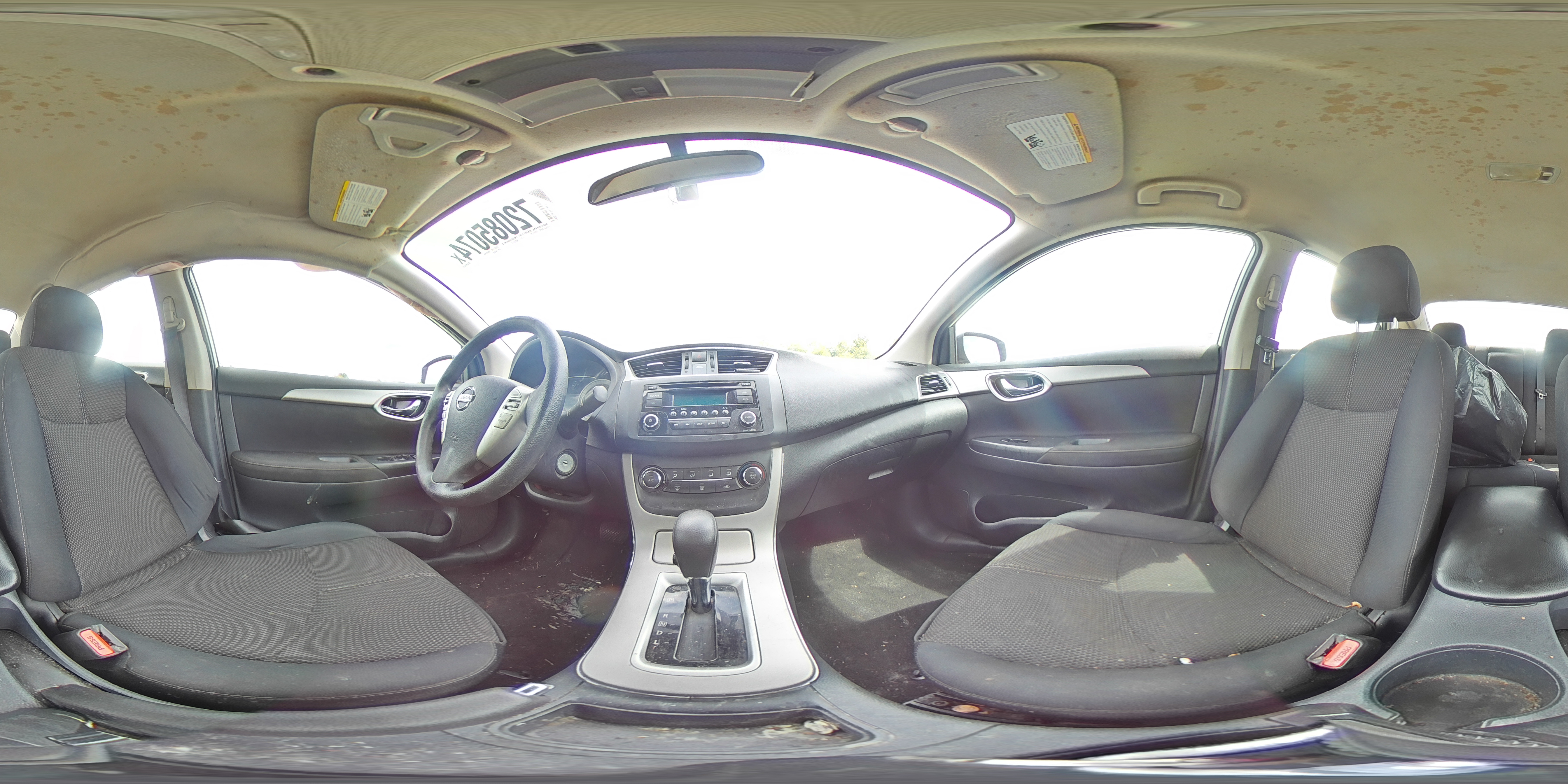 2015 Nissan Sentra VIN 3N1AB7AP1FY341802 Copart auction photo, front end / side damage thumbnail 12