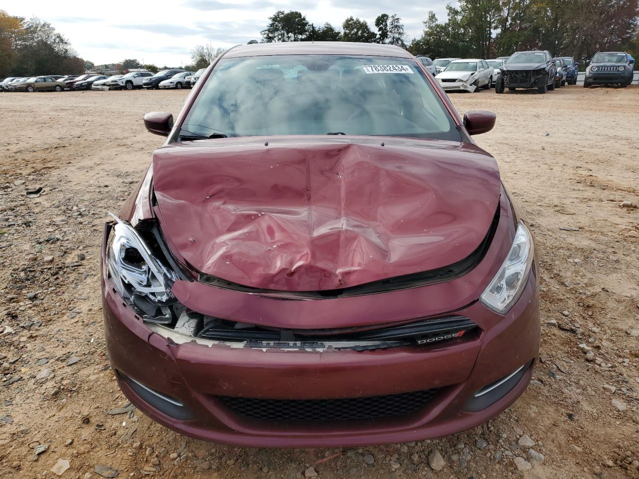 2015 Dodge Dart VIN 1C3CDFBB1FD373914 Copart auction photo, front end damage thumbnail 5