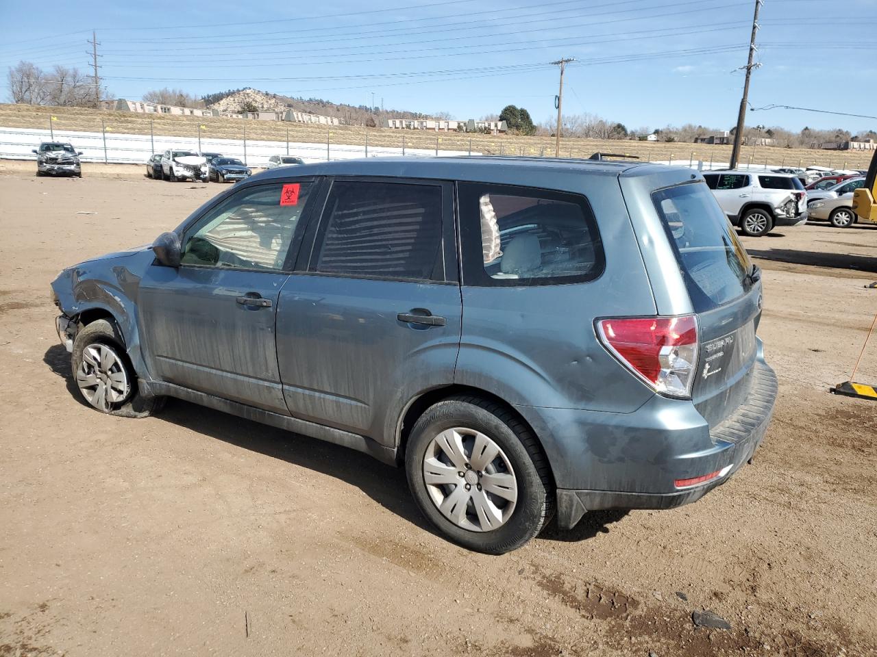 2010 Subaru Forester VIN JF2SH6AC1AH758012 Copart auction photo, rollover damage thumbnail 2