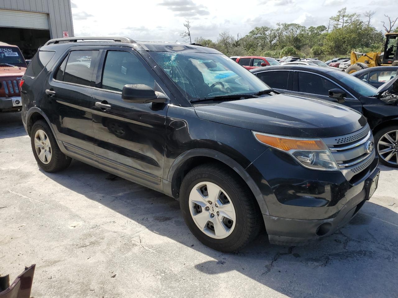 2013 Ford Explorer VIN 1FM5K7B9XDGB37623 Copart auction photo, top/roof damage thumbnail 4