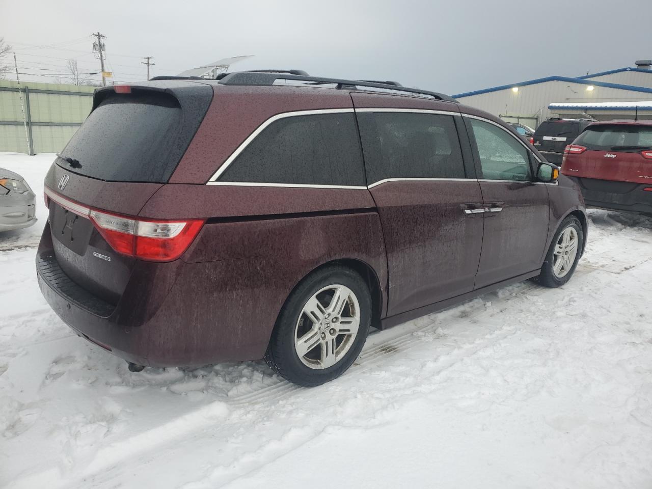 2012 Honda Odyssey VIN 5FNRL5H92CB135789 Copart auction photo, front end / side damage thumbnail 3