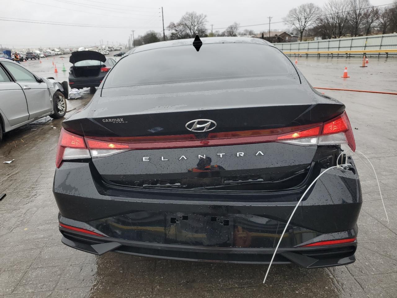 2023 Hyundai Elantra VIN KMHLS4AG5PU519618 Copart auction photo, front end / rear end damage thumbnail 6