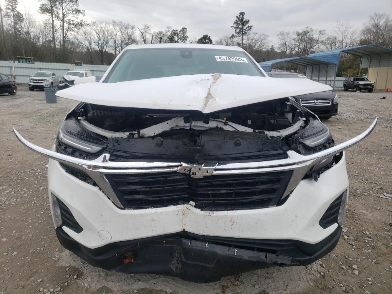2022 Chevrolet Equinox VIN 3GNAXKEV5NL177547 Copart auction photo, front end damage thumbnail 5