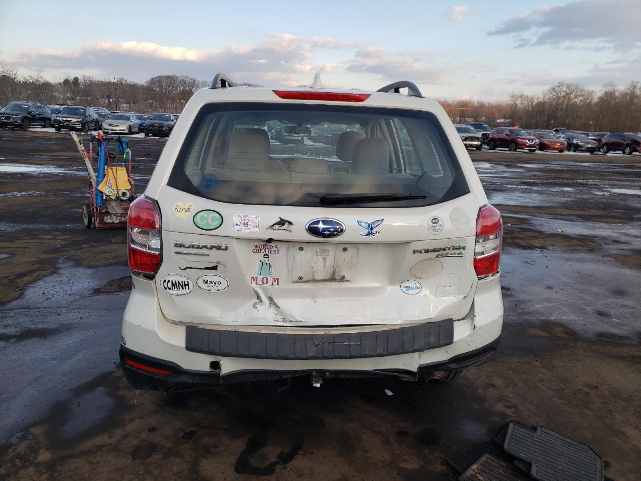 2016 Subaru Forester VIN JF2SJABC1GH496698 Copart auction photo, all over damage thumbnail 6
