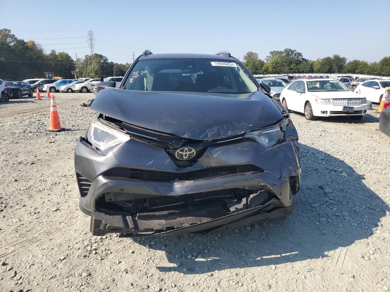 2018 Toyota RAV 4 VIN 2T3BFREVXJW779484 Copart auction photo, front end damage thumbnail 5