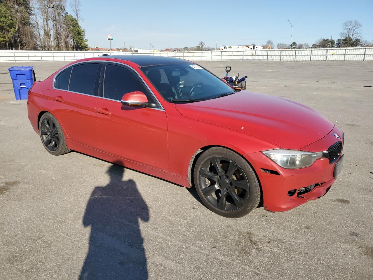 2015 BMW 3er VIN WBA3C3C54FK202380 Copart auction photo, rear end damage thumbnail 4