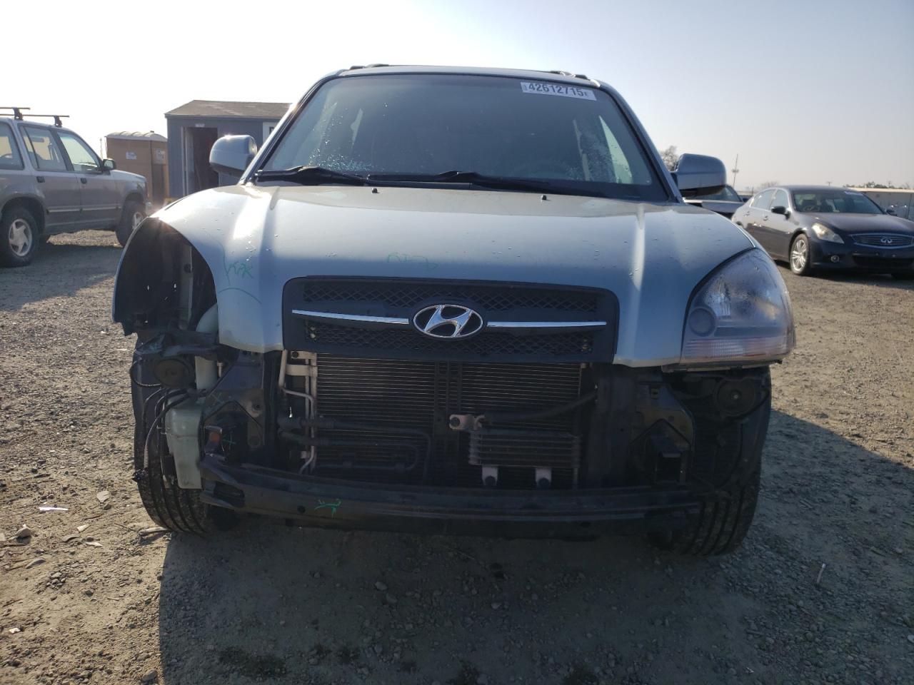 2006 Hyundai Tucson VIN KM8JN12D16U414459 Copart auction photo, front end / side damage thumbnail 5