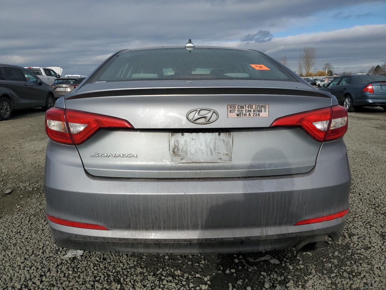 2016 Hyundai Sonata VIN 5NPE24AF3GH270301 Copart auction photo, front end damage thumbnail 6