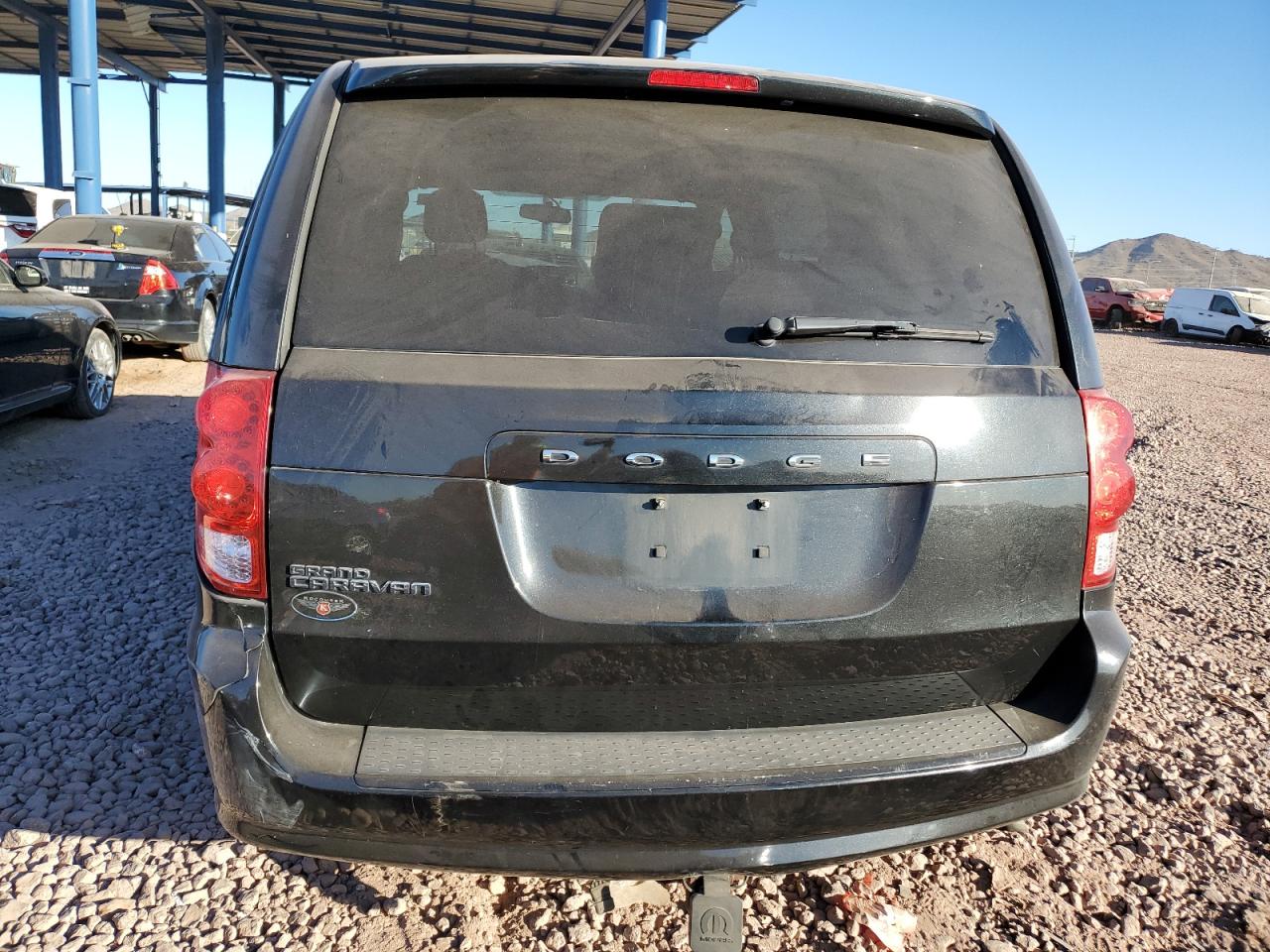 2015 Dodge Caravan VIN 2C4RDGBG9FR664116 Copart auction photo, front end / side damage thumbnail 6