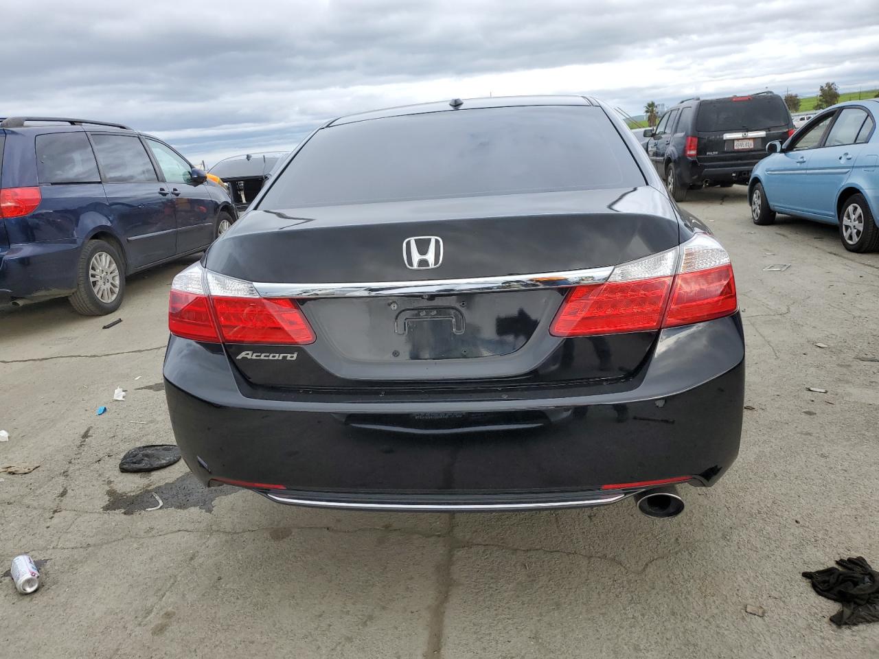 2014 Honda Accord VIN 1HGCR2F80EA217739 Copart auction photo, all over damage thumbnail 6